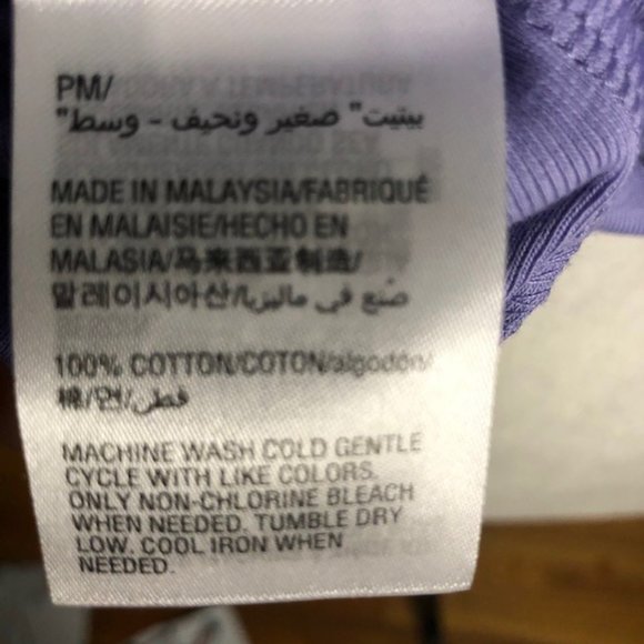 Karen Scott Boatneck Tank Top Purple Size PM - Picture 5 of 6